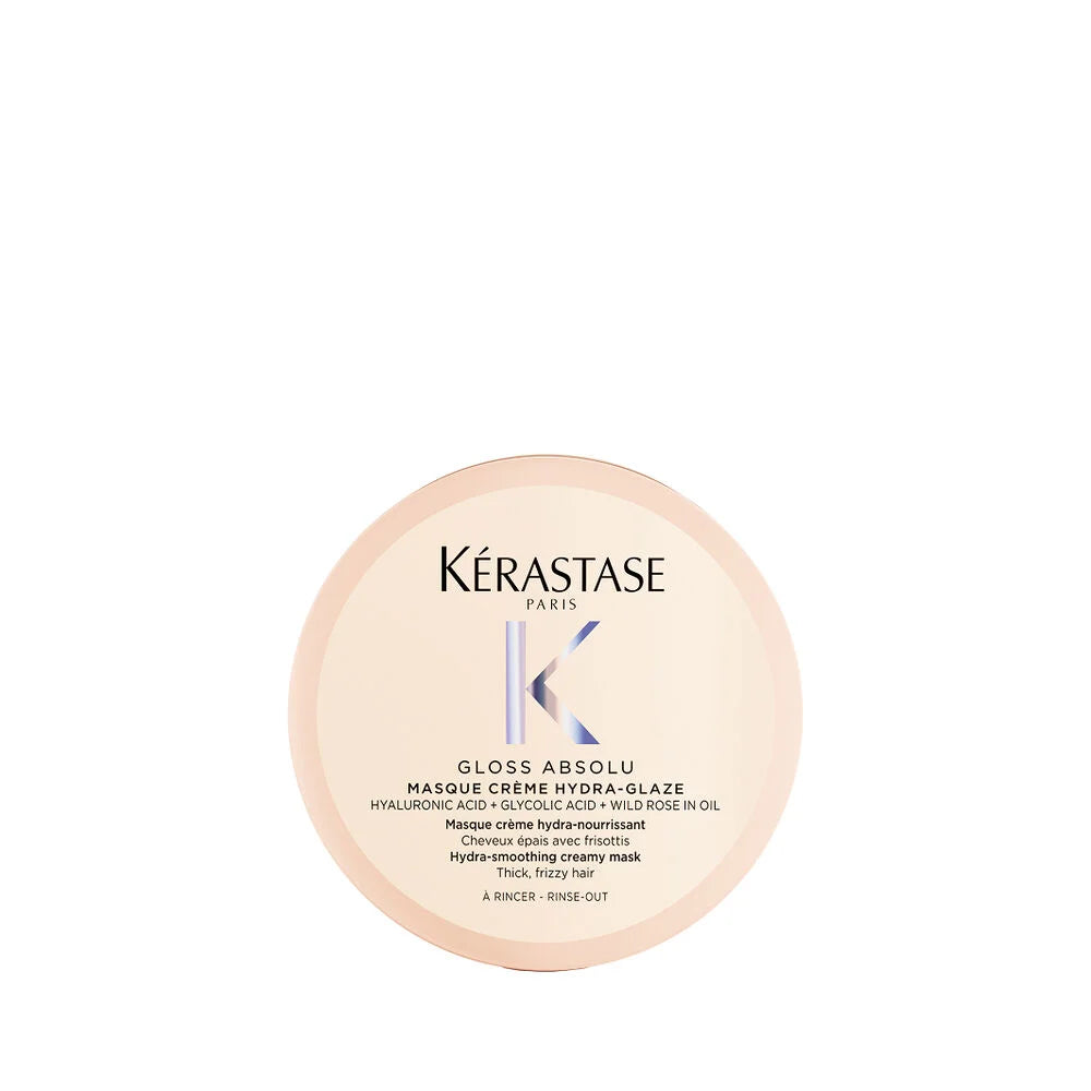 Krémmaszk vastag, elektrosztatikusságra hajlamos hajra — Kérastase Gloss Absolu Masque Crème Hydra-Glaze 75ml