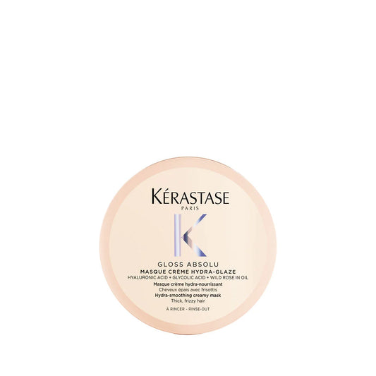 Kérastase Gloss Absolu Masque Crème Hydra-Glaze maszk vastag, statikus hajra 75 ml