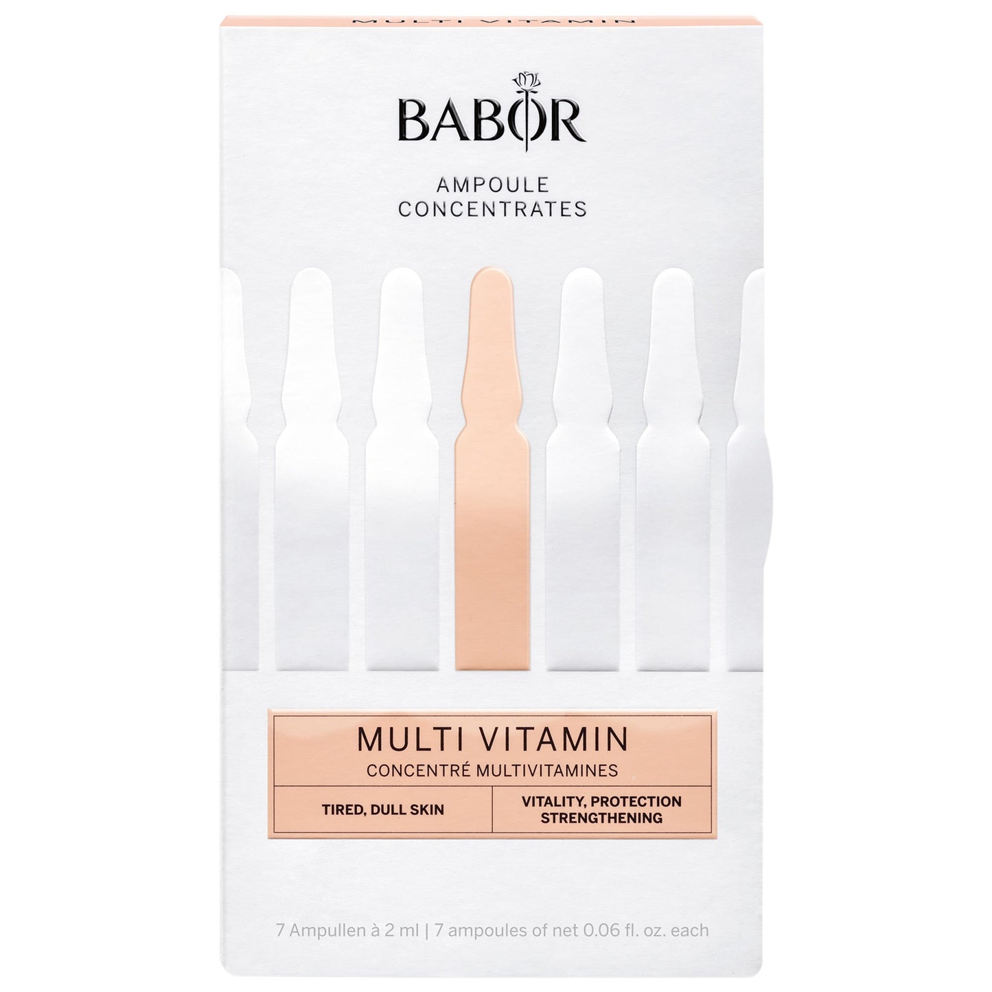 Babor Ampoule Concentrates Multi Vitamin 7×2ml – Vitamin- és energiaszérum fáradt bőrre