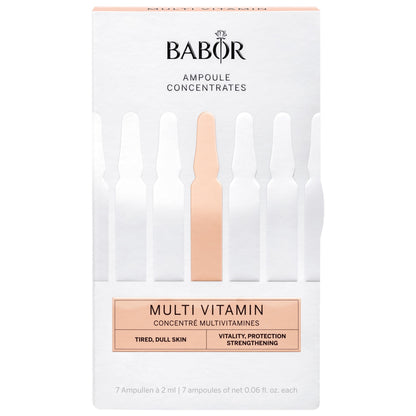 Babor Ampoule Concentrates Multi Vitamin 7×2ml – Vitamin- és energiaszérum fáradt bőrre