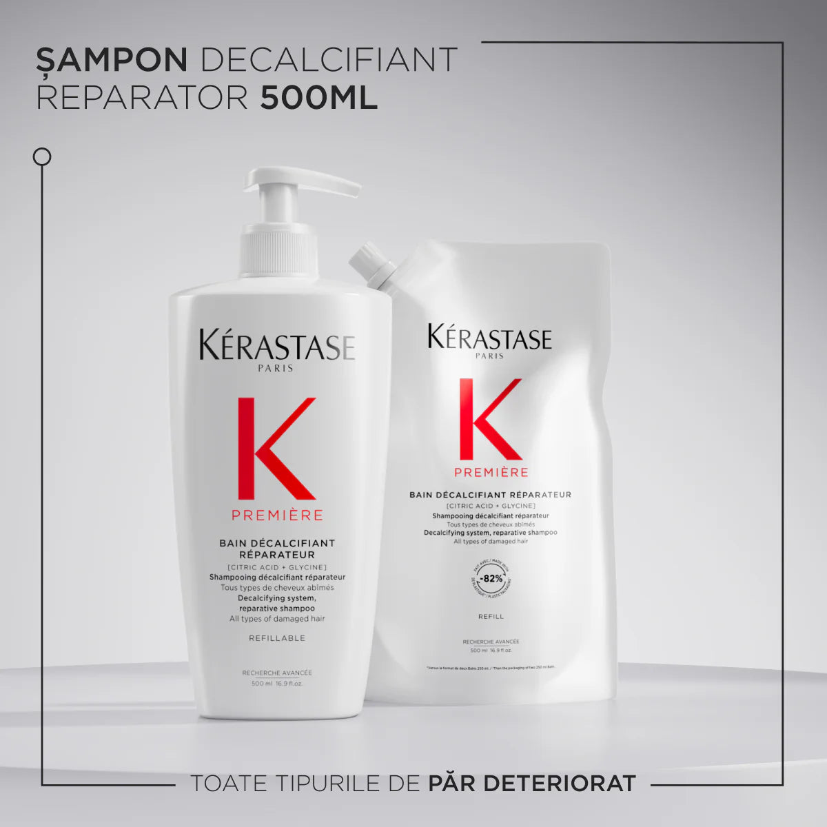 Kerastase Premiere Decalcifying Reparateur fürdősampon szett 500ml + 500ml tartalék