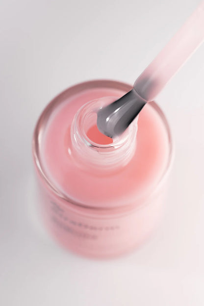 StraDerm ReBuild Bloom – Alapkezelés törékeny körmökre, rózsaszín blur hatással, 14 ml