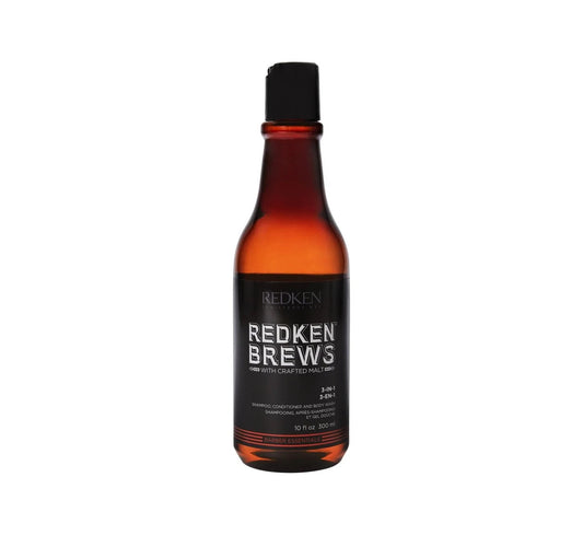 Redken Brews 3 az 1-ben - Sampon, balzsam és tusfürdő 3 az 1-ben 300ml