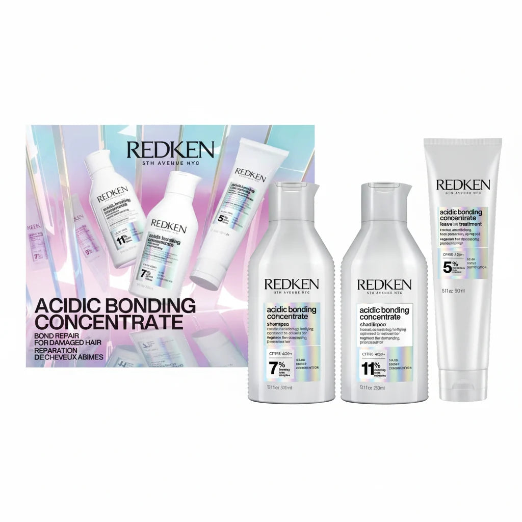 Set Redken Acidic Bonding Concentrate - Sampon + Balsam + Tratament Leave-In
