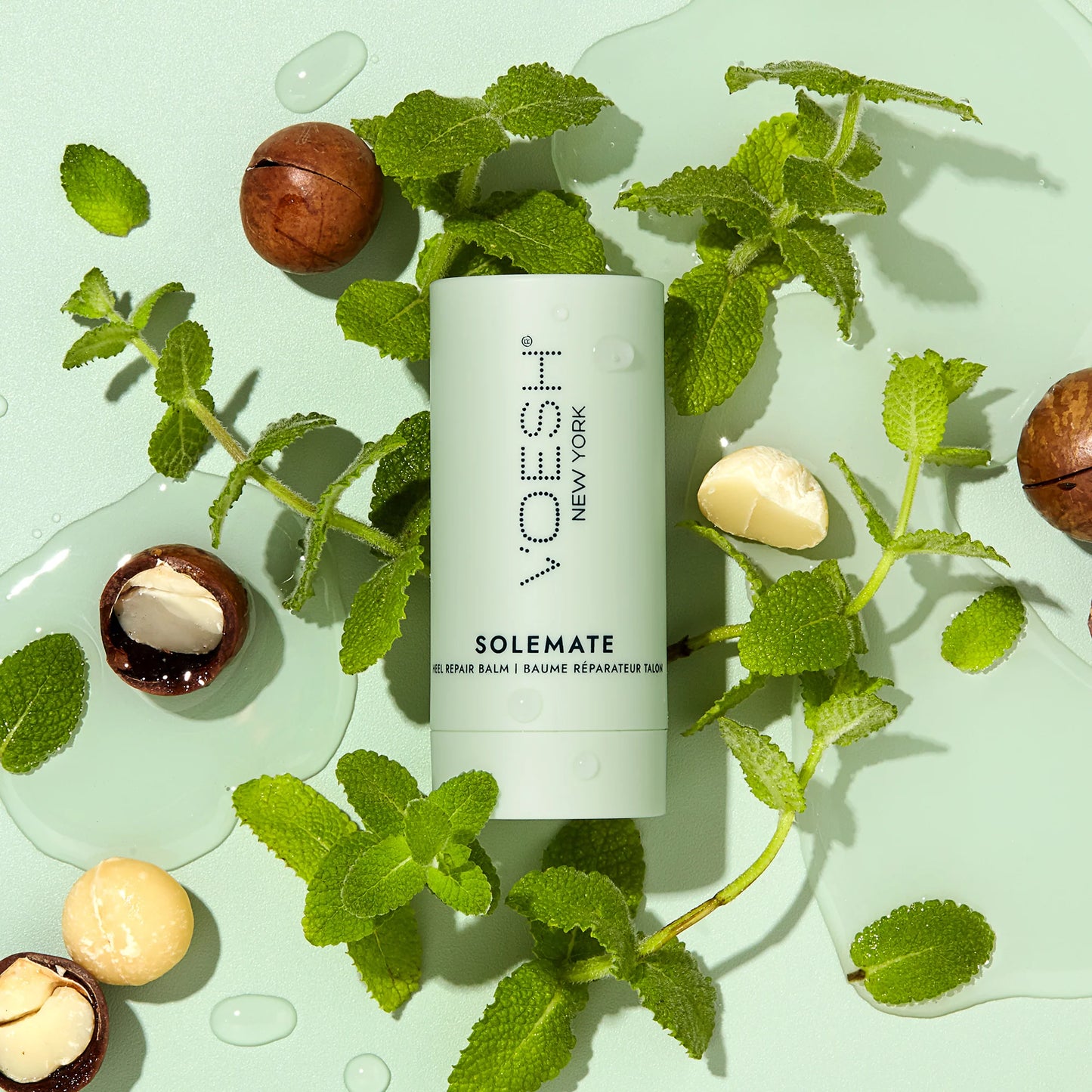 Sarokjavító duó, helyreállító balzsam + zokni Voesh Heel Repair Duo Mint