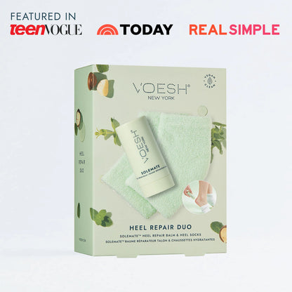 Sarokjavító duó, helyreállító balzsam + zokni Voesh Heel Repair Duo Mint