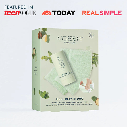 Sarokjavító duó, helyreállító balzsam + zokni Voesh Heel Repair Duo Mint