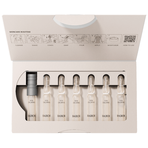 Koncentrált ampullák érzékeny és kipirosodott bőrre — Babor Ampoule Concentrates SOS Calming 7×2ml