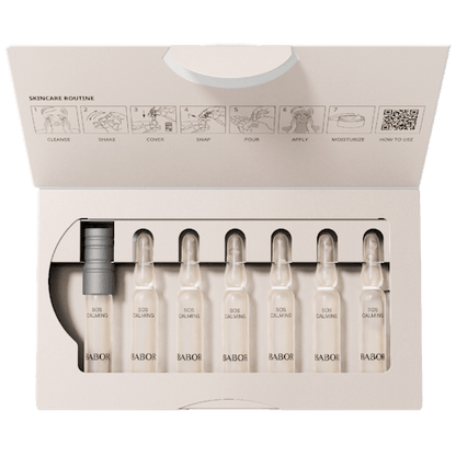 Koncentrált ampullák érzékeny és kipirosodott bőrre — Babor Ampoule Concentrates SOS Calming 7×2ml