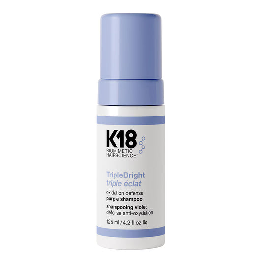 K18 Triplebright Triple Éclat Lilás Sampon Antioxidáns, semlegesítő, ragyogást biztosító 125ml