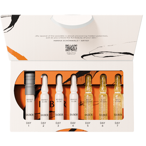 Fényesítő ampullák retinollal és C-vitaminnal – Babor Vitamin Glow Ampoule 7x2ml