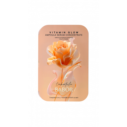 Babor Vitamin Glow Ampoule – Fényesítő és revitalizáló ampullák, limitált kiadású szett újrafelhasználható fémdobozban 7x2ml