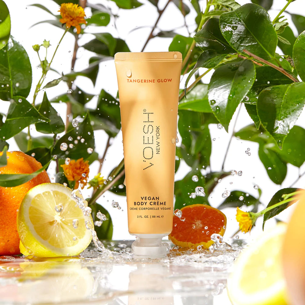 Voesh vegán kéz- és testápoló krém Tangerine Glow, 88ml